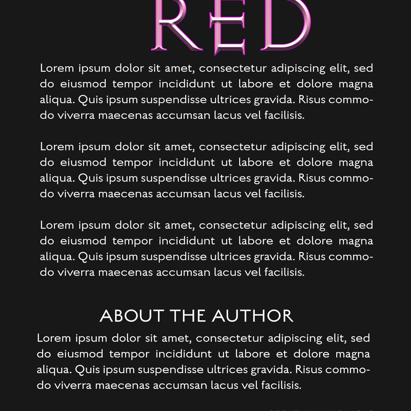 Pre-Made Book Cover Hoja Designs %Product Description%