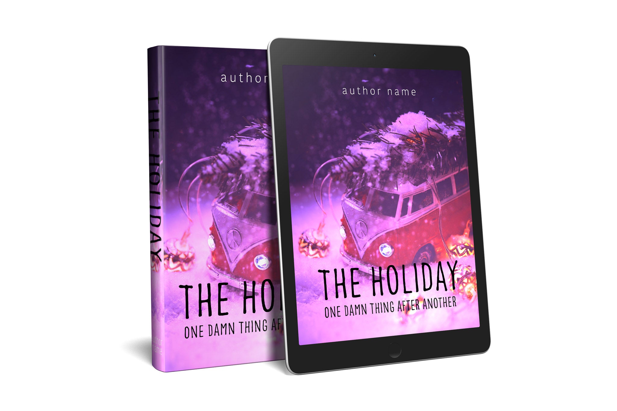 Pre-Made Book Cover Hoja Designs %Product Description%