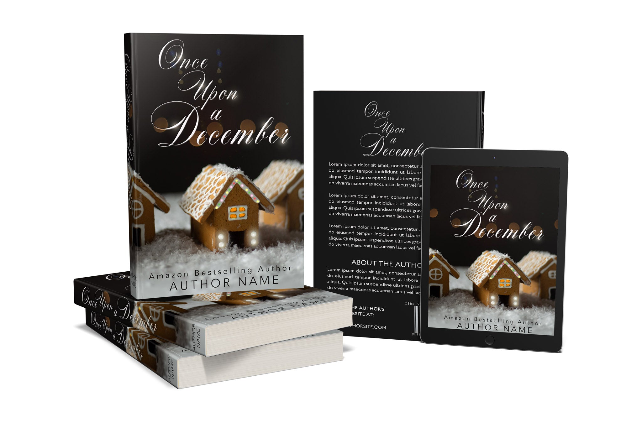 Pre-Made Book Cover Hoja Designs %Product Description%