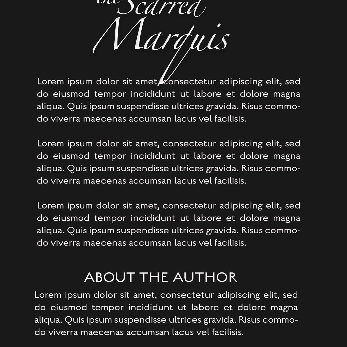Pre-Made Book Cover Hoja Designs %Product Description%